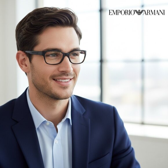 Emporio Armani EA 3004 UNISEX 5049 Optical/Prescription Eyeglasses Frame - Picture 1 of 16